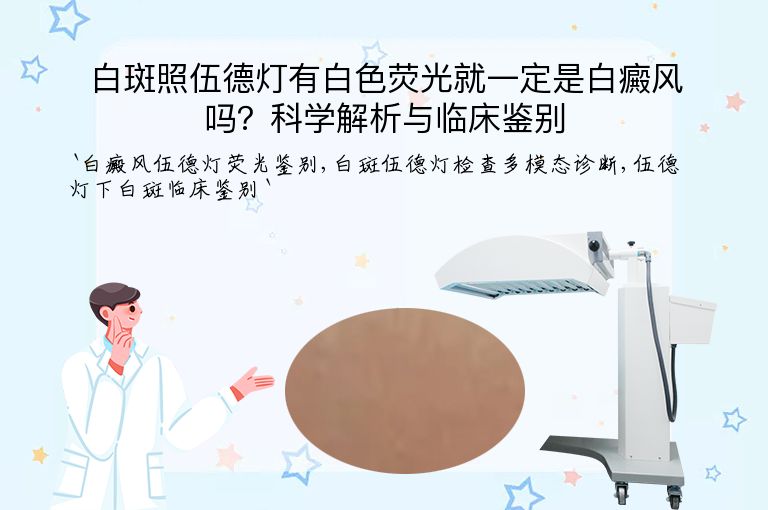 白斑照伍德灯有白色荧光就一定是白癜风吗?科学解析与临床鉴别”