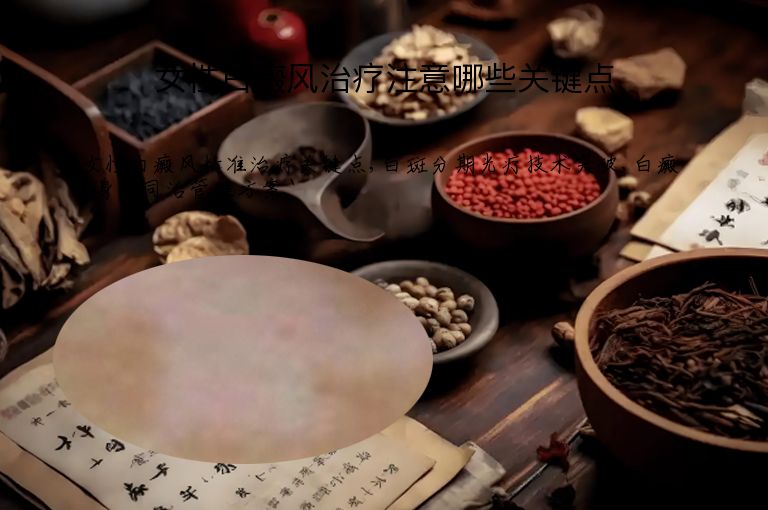 女性白癜风治疗注意哪些关键点”