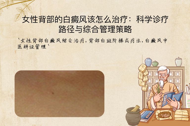 女性背部的白癜风该怎么治疗:科学诊疗路径与综合管理策略