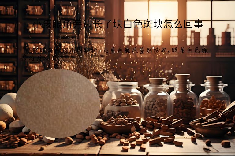小孩眼角旁边长了块白色斑块怎么回事