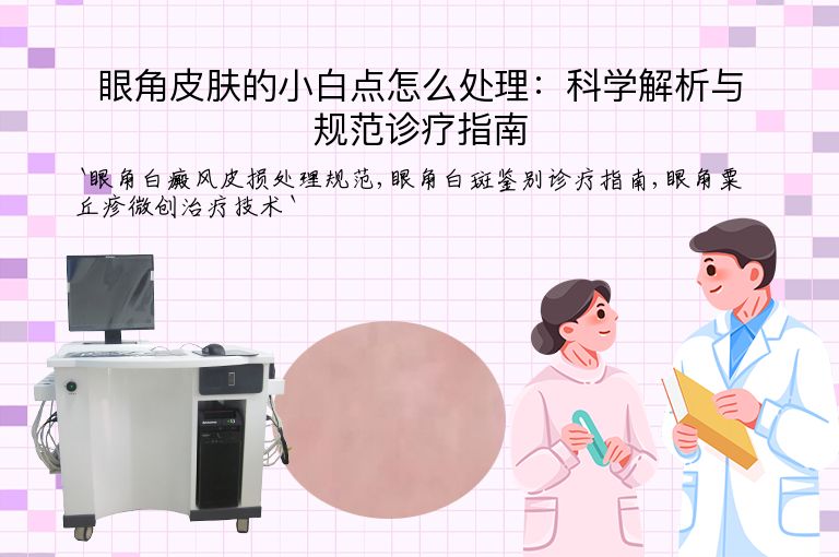 眼角皮肤的小白点怎么处理:科学解析与规范诊疗指南