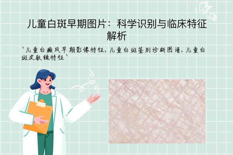 儿童白斑早期图片:科学识别与临床特征解析