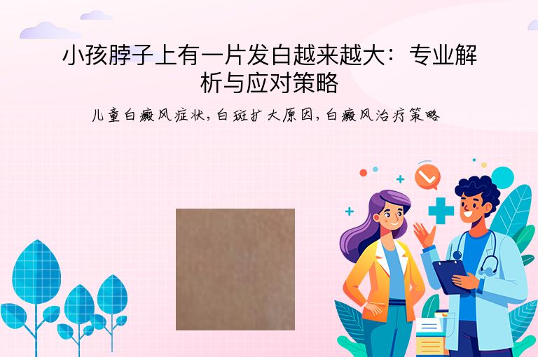 小孩脖子上有一片发白越来越大：专业解析与应对策略”