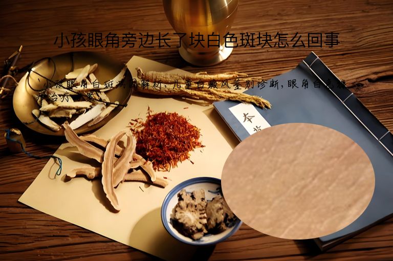 小孩眼角旁边长了块白色斑块怎么回事