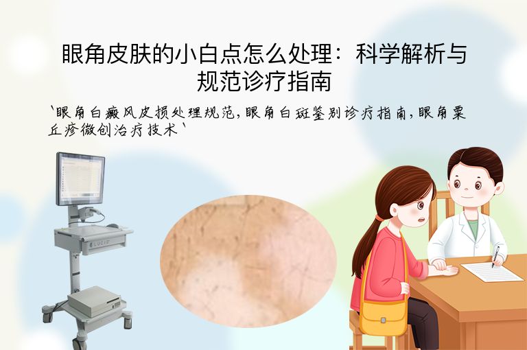 眼角皮肤的小白点怎么处理:科学解析与规范诊疗指南