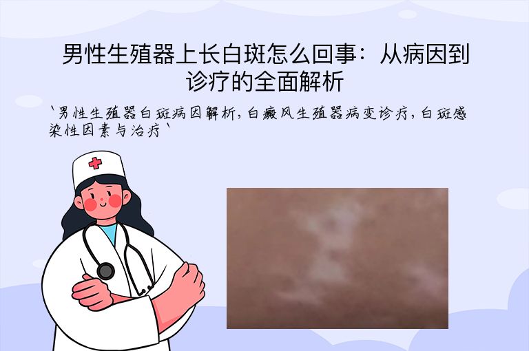 男性生殖器上长白斑怎么回事:从病因到诊疗的全面解析