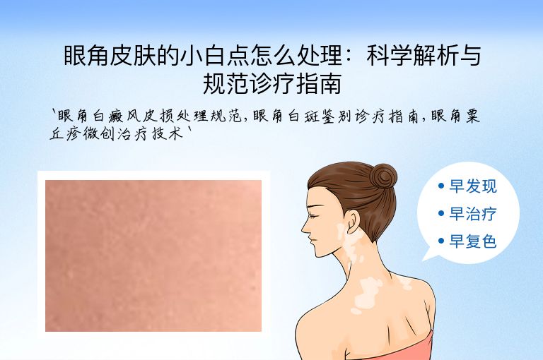 眼角皮肤的小白点怎么处理：科学解析与规范诊疗指南