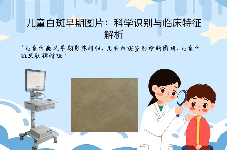 儿童白斑早期图片:科学识别与临床特征解析