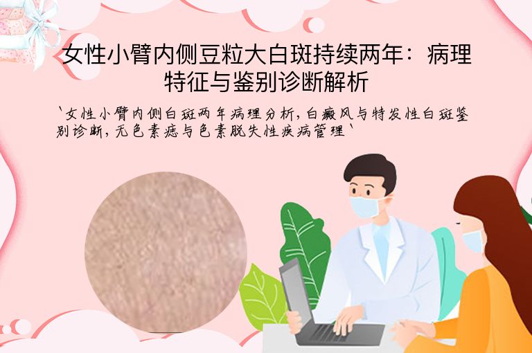 女性小臂内侧豆粒大白斑持续两年：病理特征与鉴别诊断解析”