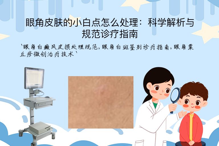 眼角皮肤的小白点怎么处理:科学解析与规范诊疗指南
