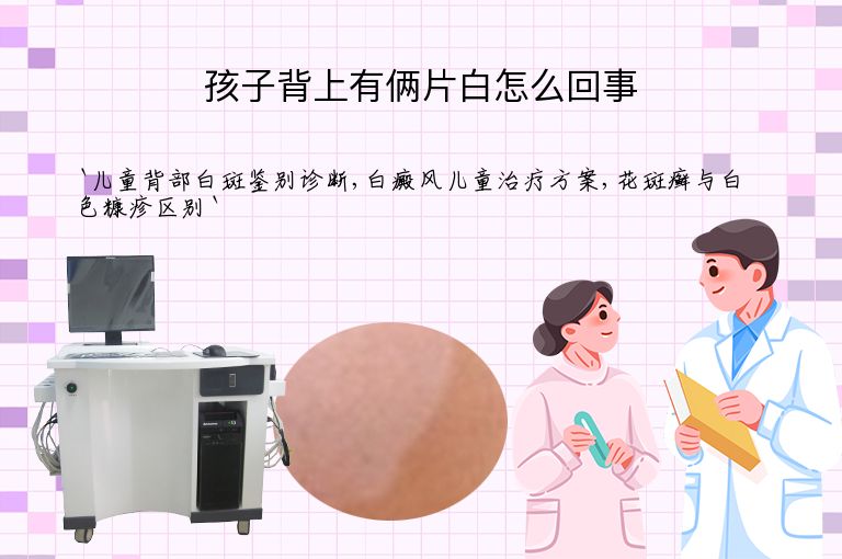 孩子背上有俩片白怎么回事