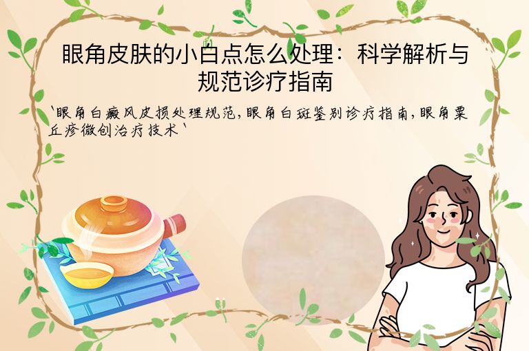 眼角皮肤的小白点怎么处理：科学解析与规范诊疗指南