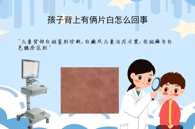 孩子背上有俩片白怎么回事