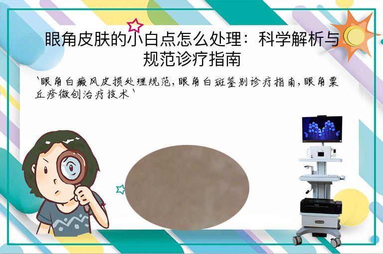 眼角皮肤的小白点怎么处理：科学解析与规范诊疗指南
