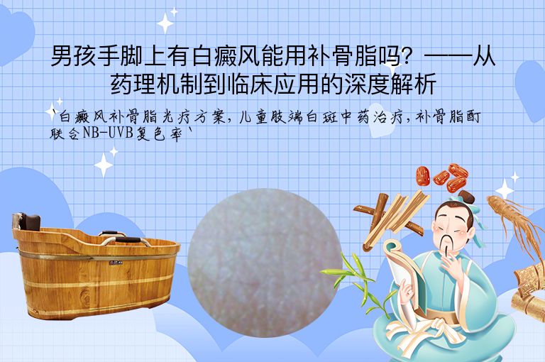 男孩手脚上有白癜风能用补骨脂吗?——从药理机制到临床应用的深度解析