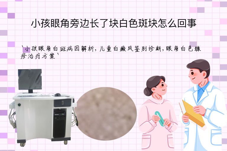 小孩眼角旁边长了块白色斑块怎么回事