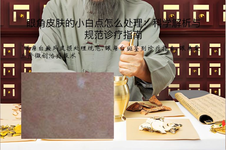眼角皮肤的小白点怎么处理：科学解析与规范诊疗指南