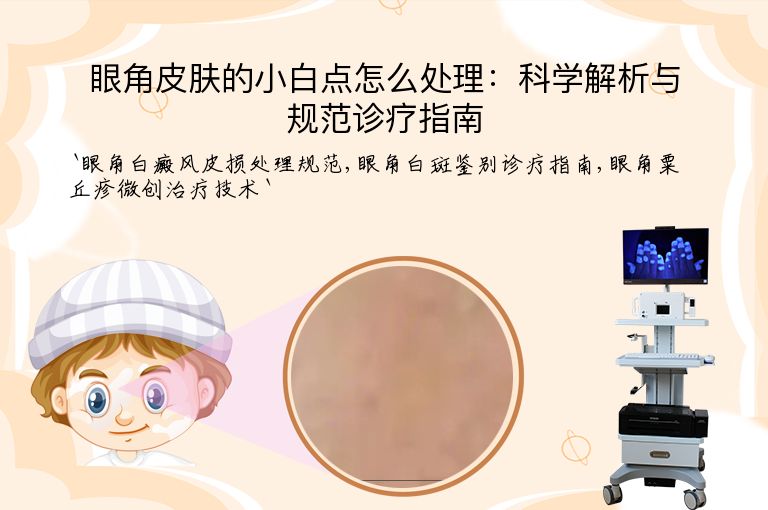 眼角皮肤的小白点怎么处理：科学解析与规范诊疗指南