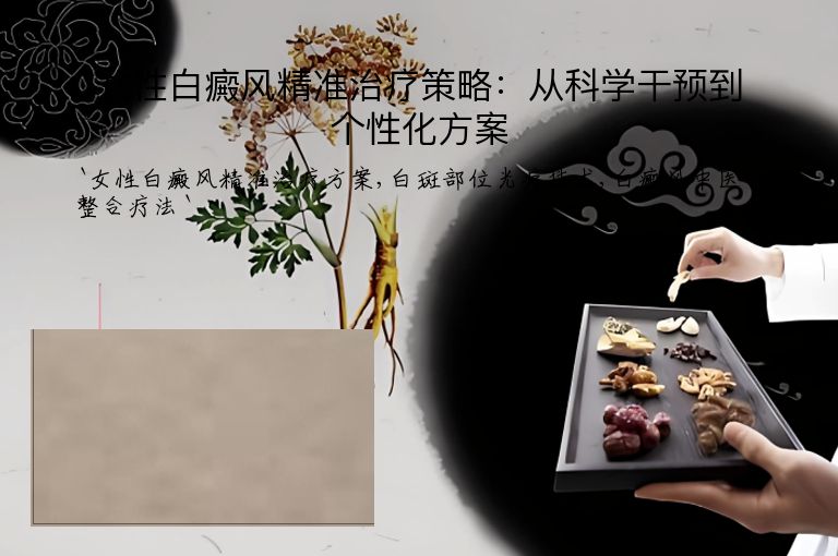 女性白癜风精准治疗策略：从科学干预到个性化方案”