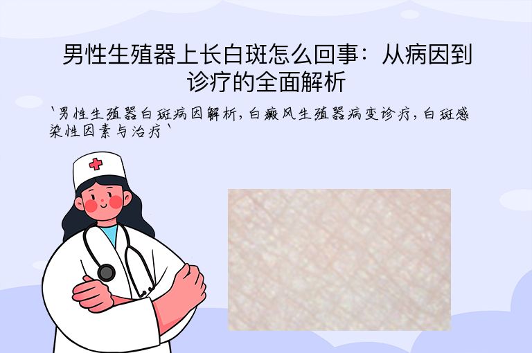男性生殖器上长白斑怎么回事：从病因到诊疗的全面解析”