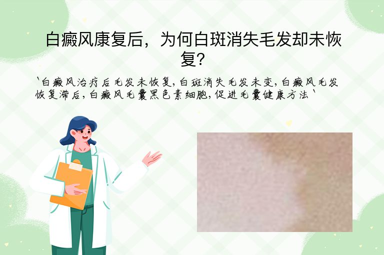 白癜风康复后，为何白斑消失毛发却未恢复？”