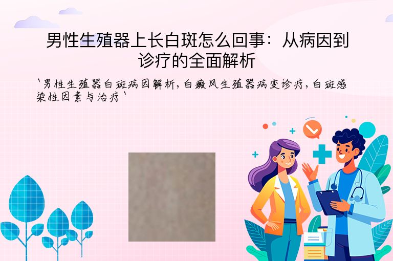 男性生殖器上长白斑怎么回事：从病因到诊疗的全面解析