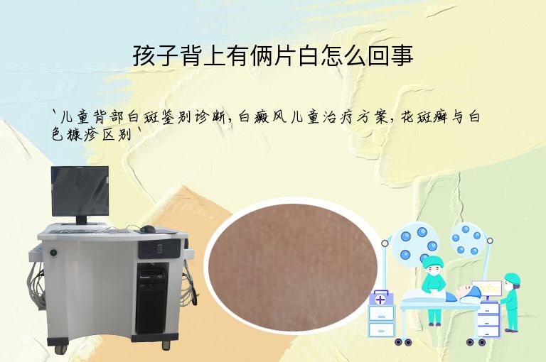 孩子背上有俩片白怎么回事