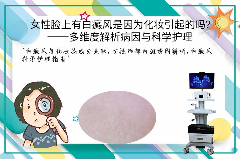女性脸上有白癜风是因为化妆引起的吗?——多维度解析病因与科学护理”