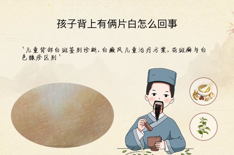 孩子背上有俩片白怎么回事
