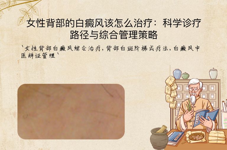 女性背部的白癜风该怎么治疗：科学诊疗路径与综合管理策略