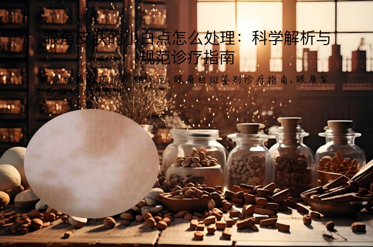 眼角皮肤的小白点怎么处理：科学解析与规范诊疗指南