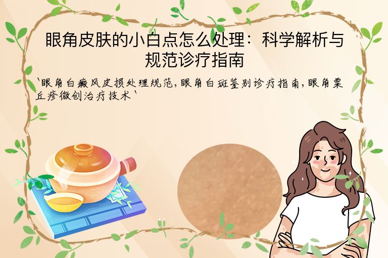 眼角皮肤的小白点怎么处理：科学解析与规范诊疗指南