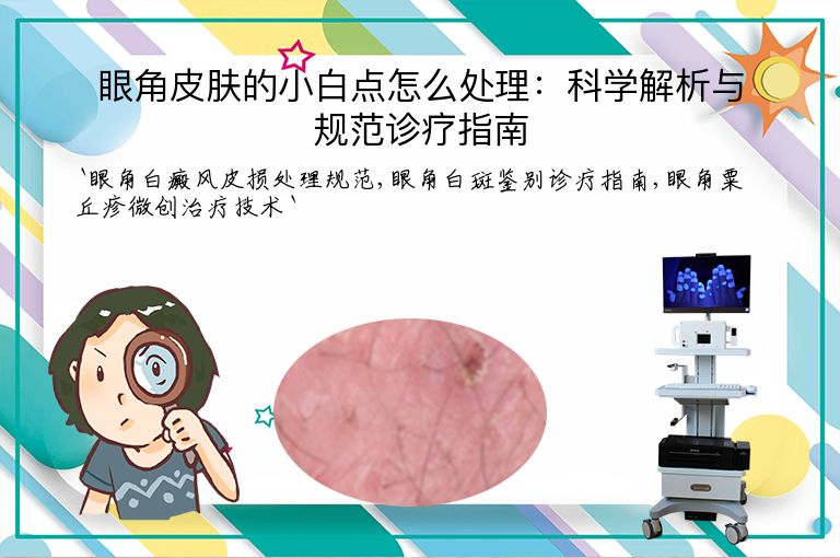 眼角皮肤的小白点怎么处理：科学解析与规范诊疗指南