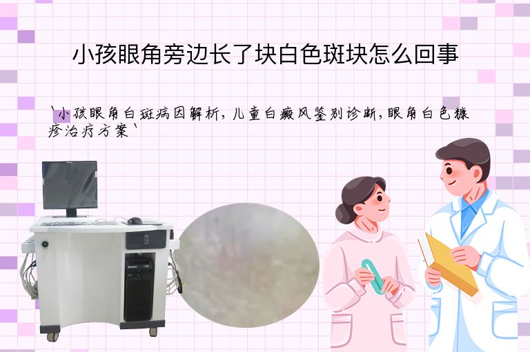 小孩眼角旁边长了块白色斑块怎么回事