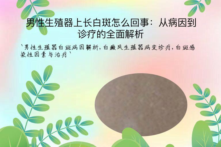 男性生殖器上长白斑怎么回事:从病因到诊疗的全面解析
