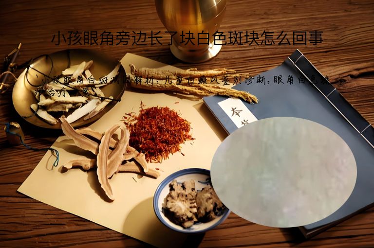 小孩眼角旁边长了块白色斑块怎么回事
