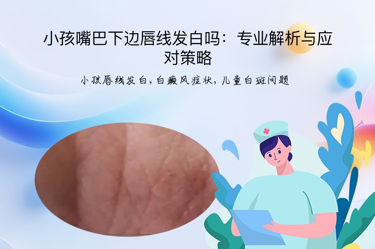 小孩嘴巴下边唇线发白吗：专业解析与应对策略”