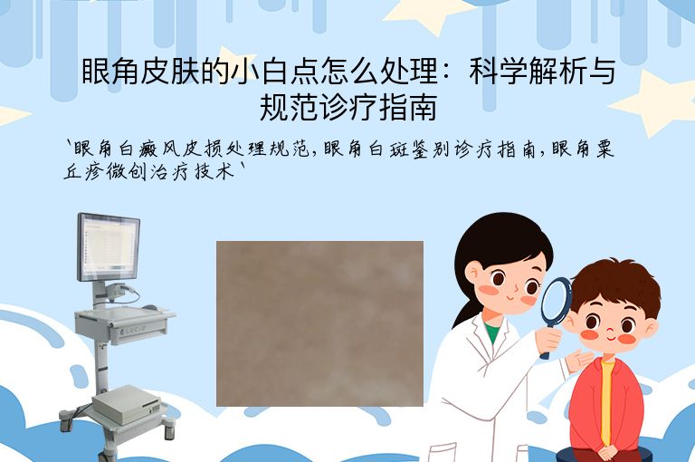 眼角皮肤的小白点怎么处理:科学解析与规范诊疗指南