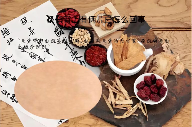 孩子背上有俩片白怎么回事