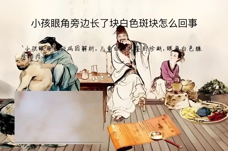 小孩眼角旁边长了块白色斑块怎么回事
