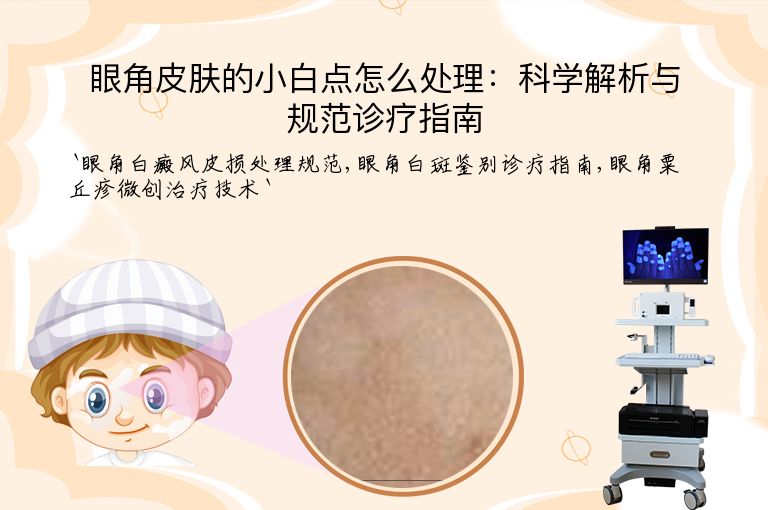 眼角皮肤的小白点怎么处理：科学解析与规范诊疗指南
