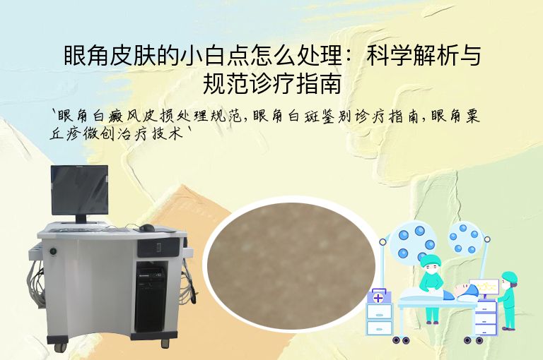 眼角皮肤的小白点怎么处理：科学解析与规范诊疗指南