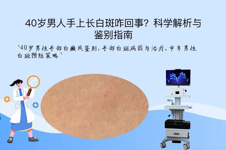 40岁男人手上长白斑咋回事？科学解析与鉴别指南”