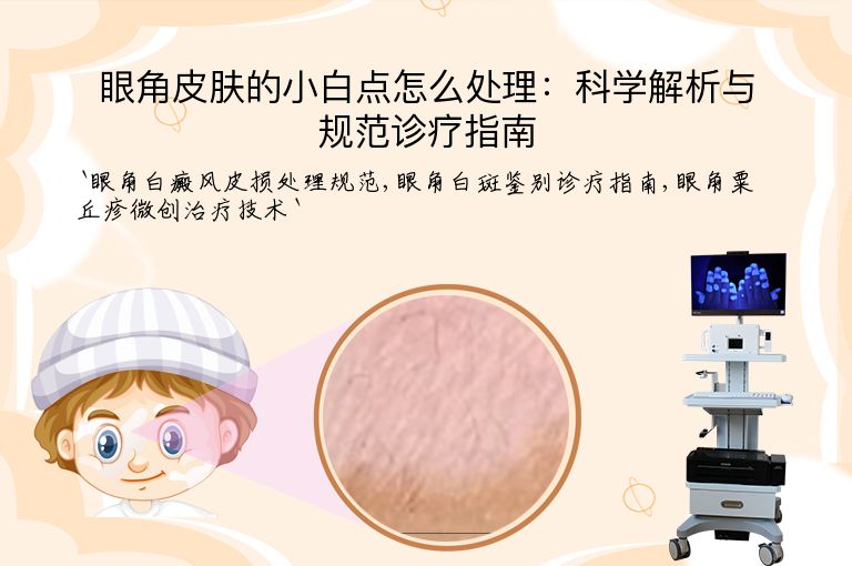 眼角皮肤的小白点怎么处理：科学解析与规范诊疗指南