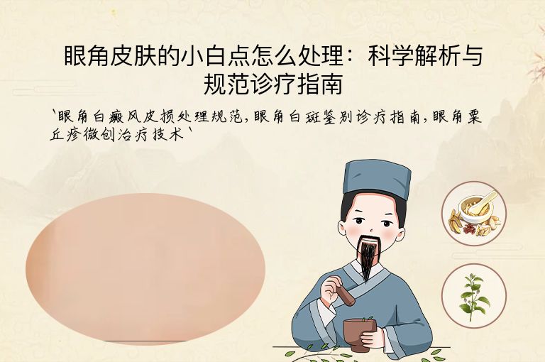 眼角皮肤的小白点怎么处理：科学解析与规范诊疗指南